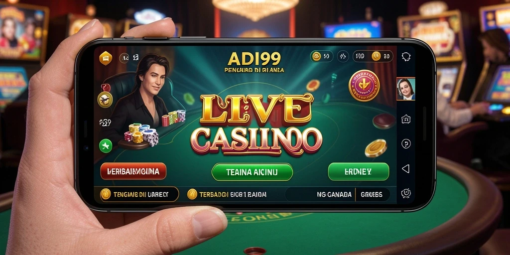 Tampilan gameplay ADI99 yang menarik dari Live Casino langsung.