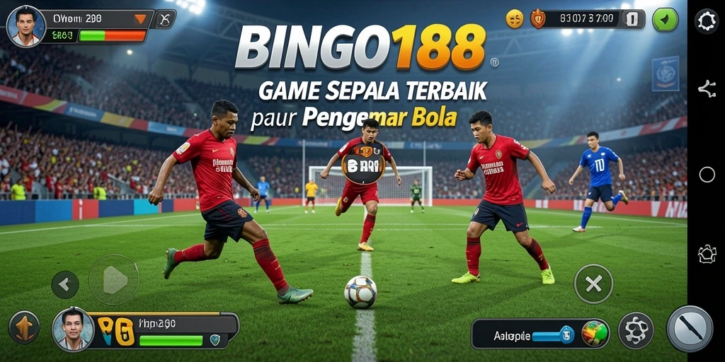 Tampilan gameplay sepak bola yang mengesankan dalam BINGO188.