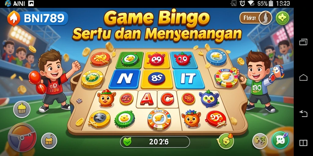 Screenshot gameplay seru BNI789 yang menampilkan aksi Bingo.