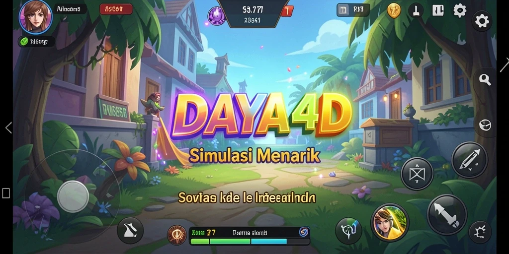 Tampilan gameplay DAYA4D yang interaktif dan menawan.