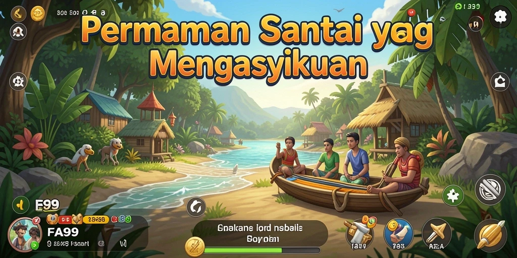 Tangkapan layar gameplay FA99 menunjukkan keseruan bermain game Casual.