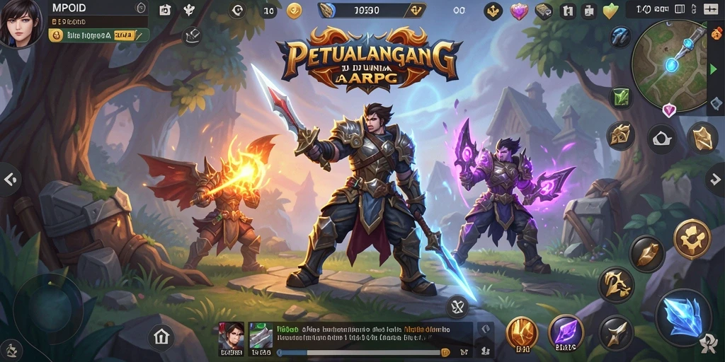 Tampilan aksi mendebarkan dari gameplay MPOID yang penuh tantangan.