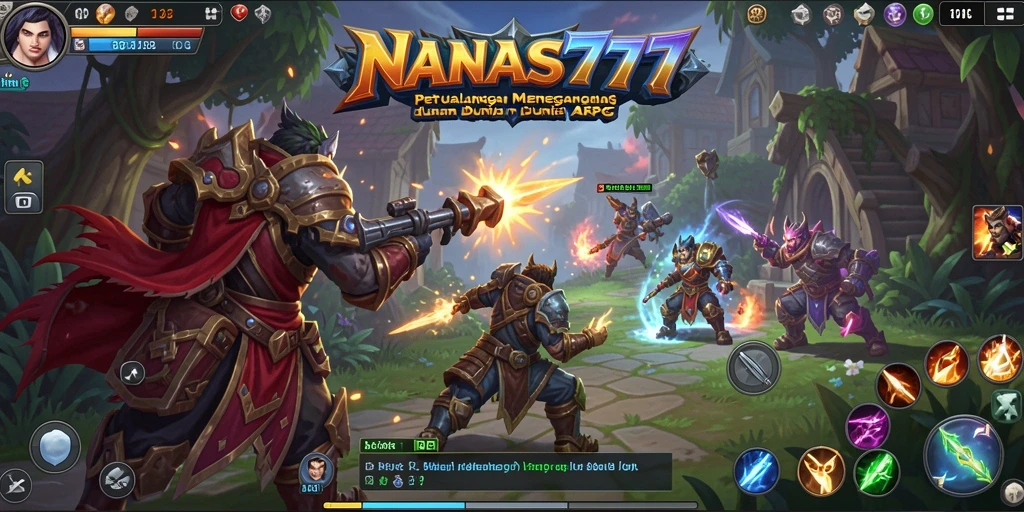 Tampilan gameplay menegangkan dalam NANAS777 yang memukau.