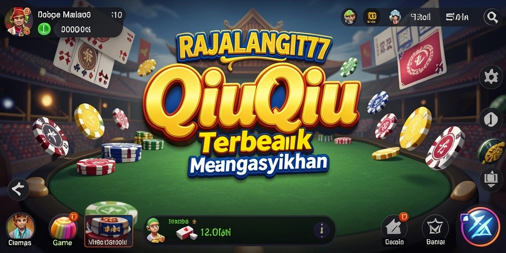 Gameplay QiuQiu yang seru dan kompetitif.