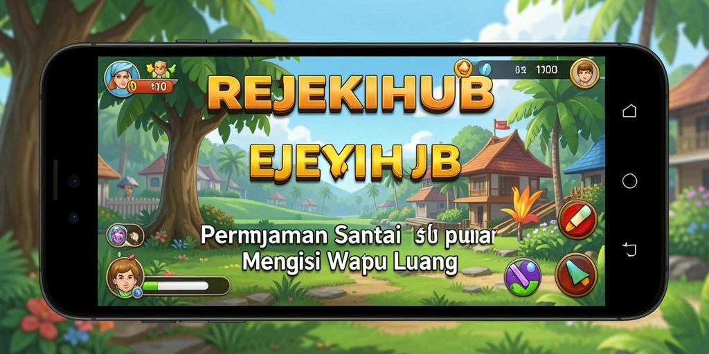 Tampilan gameplay REJEKIHUB yang penuh warna dan menyenangkan.