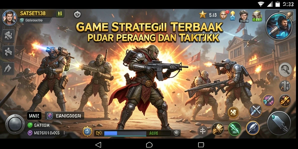 Gambaran gameplay utama SATSET138 yang menegangkan dan strategis.