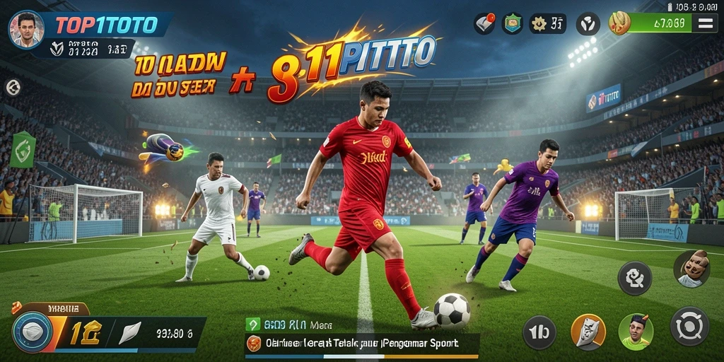 Tampilan menarik gameplay olahraga dari TOP1TOTO.