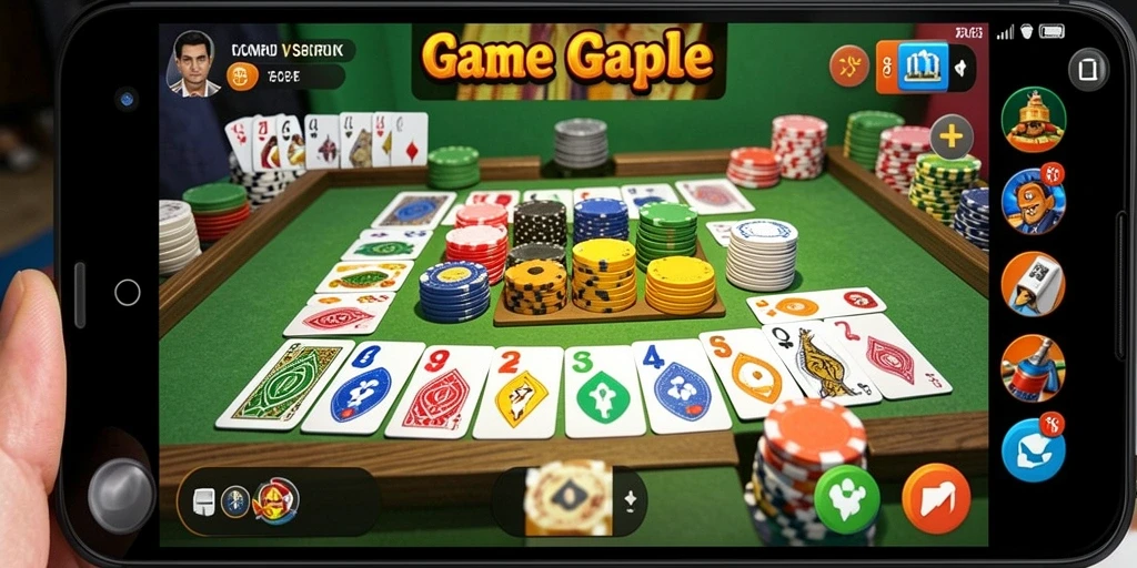 Tampilan gameplay Gaple yang seru dan interaktif di WG87.